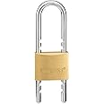 BRINKS - 50mm Commercial Solid Brass Keyed Padlock with Adjustable Shackle - Solid Brass Body with Boron Steel Shackle