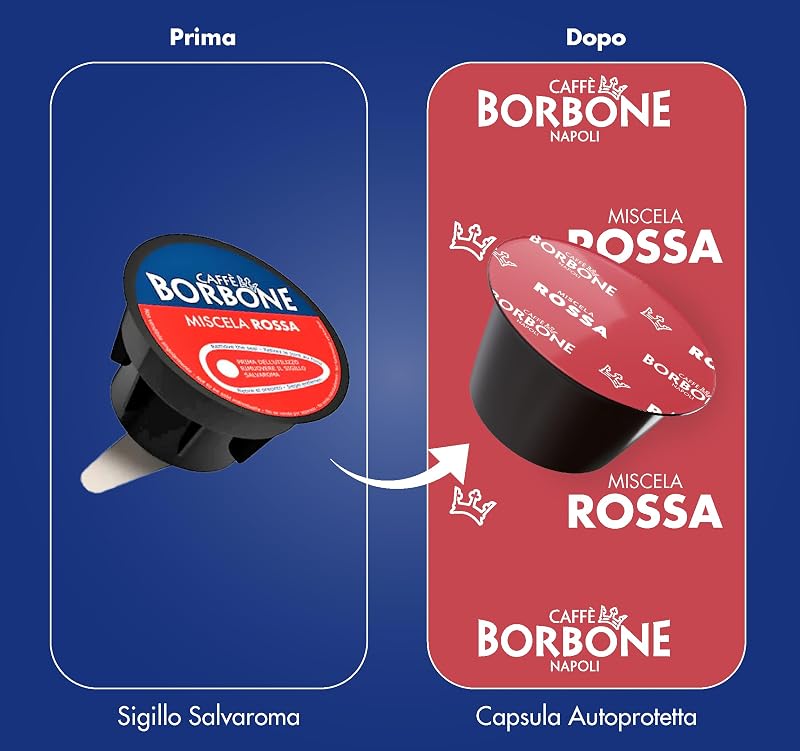 Mistura de Café Vermelho - 90 Cápsulas - Compatível com máquinas® de café Nescafè®* Dolce Gusto*