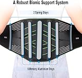 YAHA Back Support Belt for Men Women Lower Back Pain Relief 7 Stays L view 2