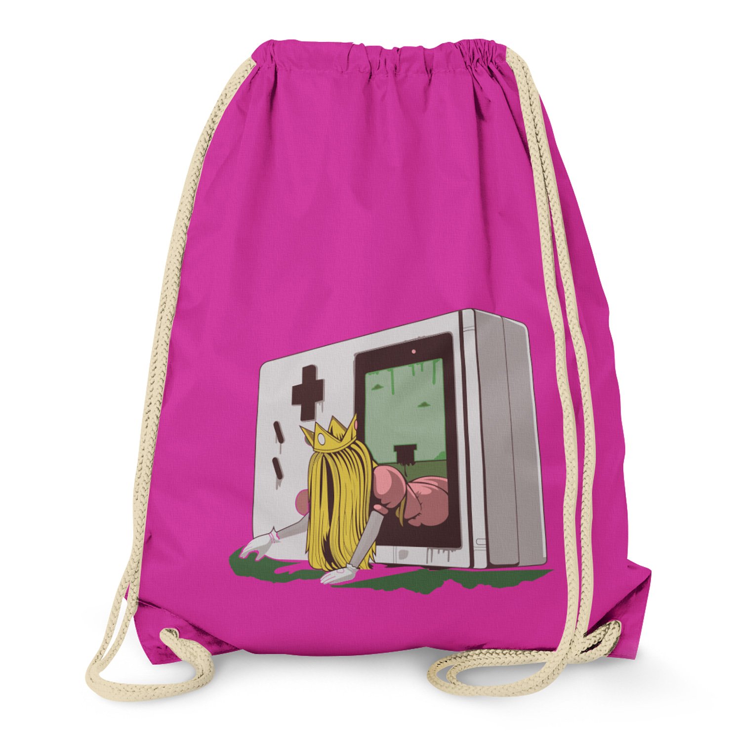 Texlab Unisex - Adults VEND-230568 Gym Bag, Fuchsia, 38 cm x 42 cm