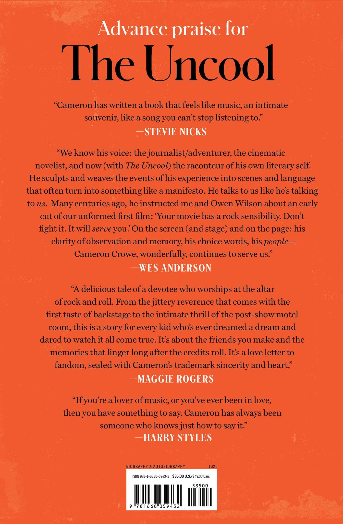 The Uncool: A Memoir