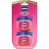 Vaseline Lip Therapy Rosy Lips Tinted Lip Balm, Moisturizing 0.5oz 2ct | Lip treatment helps heal dry, chapped lips by locking in moisture for lasting hydration, glossy shine, &amp; a protective barrier