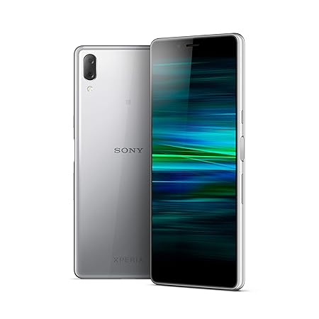 Sony Xperia L3 Smartphone (14, 5 cm (4, 7 Zoll) 18: 9 HD+ Display, 32 GB Speicher, Dual-SIM, Android 9) Silber