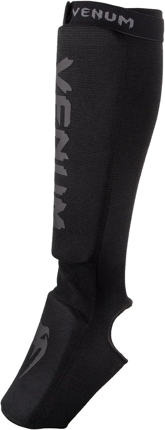 Venum Kontact Shinguards - Black/Black, One Size : Sports & Outdoors