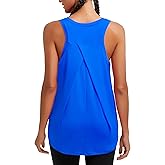 RUNNING GIRL Womens Workout Tops for Women Racerback Tank Tops Yoga Shirts Athletic Running Tank Tops Sleeveless Gym Clothes