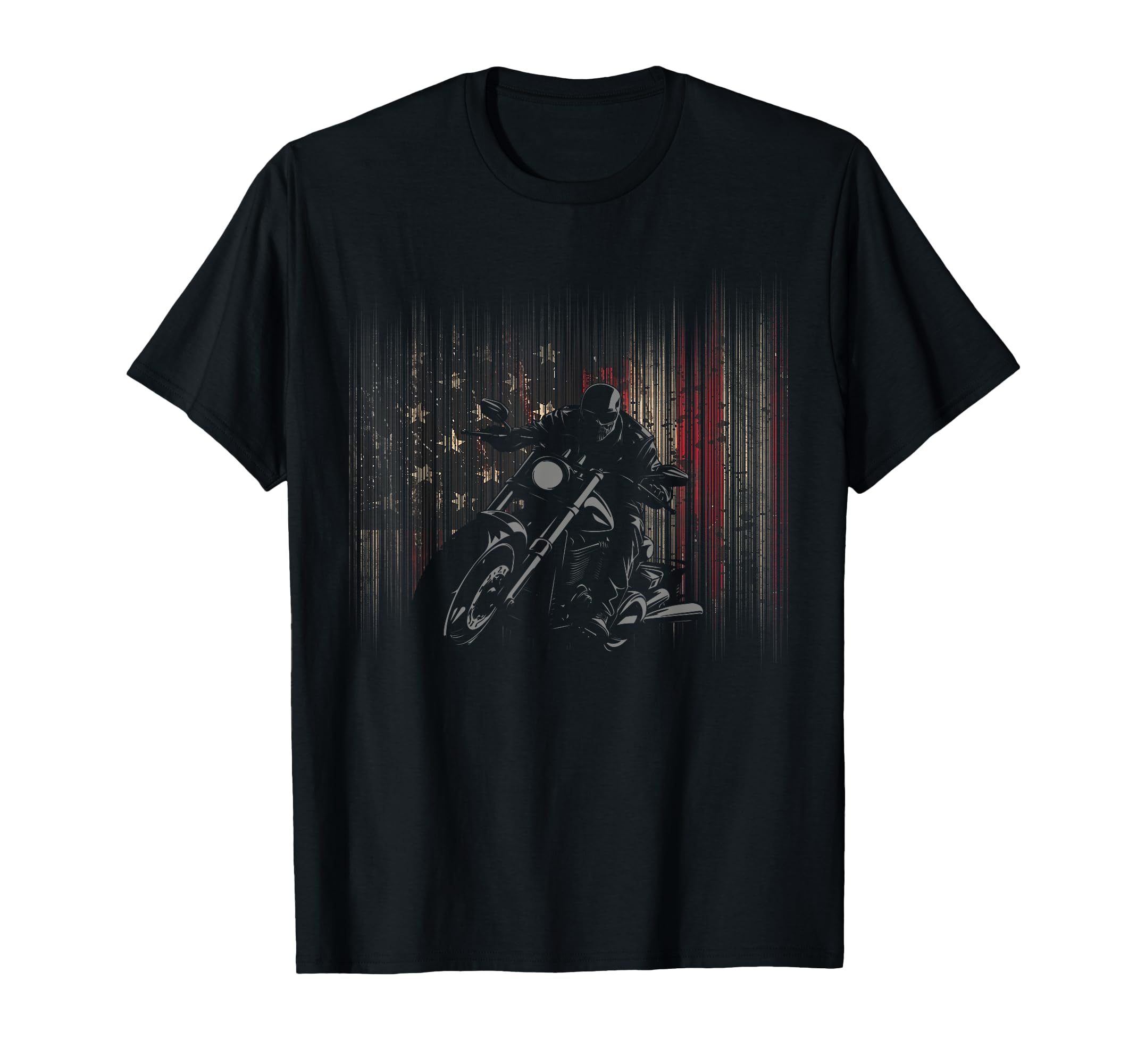Photo 1 of American Flag Motorcycle T-Shirt