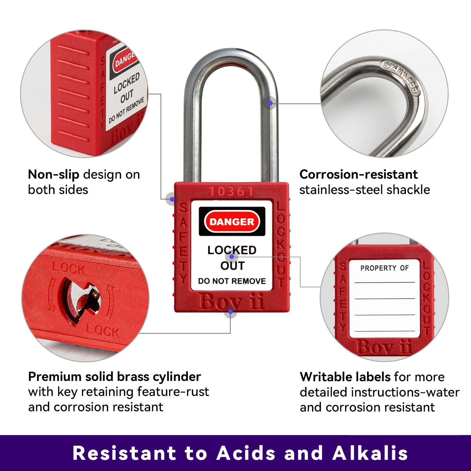 Mua Boviisky Electrical Lockout Tagout Kit, Circuit Breaker Lockouts ...