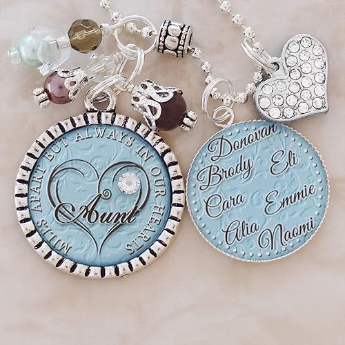 personalized aunt necklace