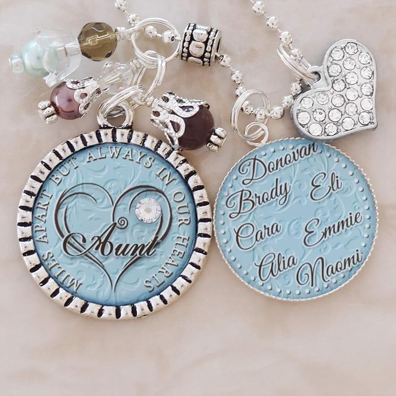 Personalized Aunt Gifts, Auntie Necklace, Name