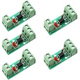 5 PCS Optocoupler Isolation Board, Icstation DC 12V Optocoupler Isolation Module EL817 1 Channel Opto PNP NPN Signal Converter, Isolator High-Level Trigger 80KHz