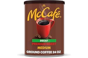 McCafe Premium Roast Decaf, Medium Roast Ground Coffee, 24 oz Canister