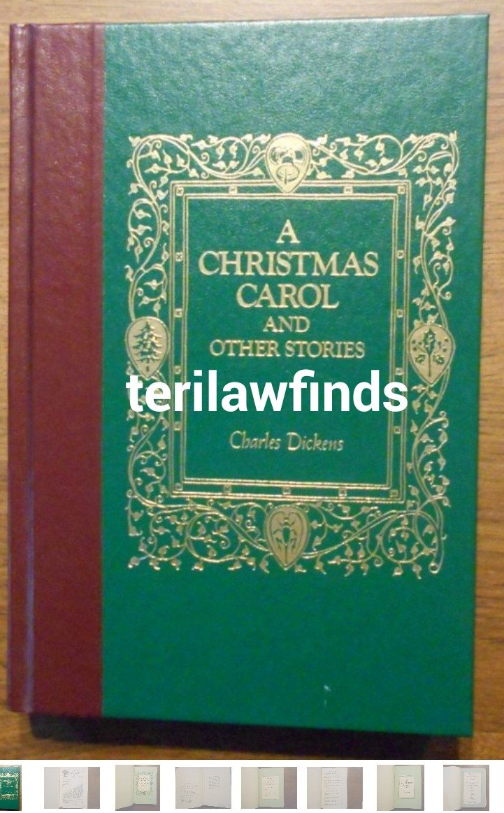 By Charles Dickens A Christmas Carol And Other Stories The World S Best Reading Faux Leather Spine Gilt Letters Hardcover Amazon Com Books