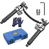 CARVALAX 2670LB Heavy Duty Coil Spring Compressor Set for MacPherson Strut | Automotive Strut Spring Compressor Tool with Extendable Safety Bracket, Fit for Car Truck ATV UTV