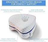 BEAUTRIP Leg Pillow Ergonomic Memory Foam Knee Pillow with Strap view 3