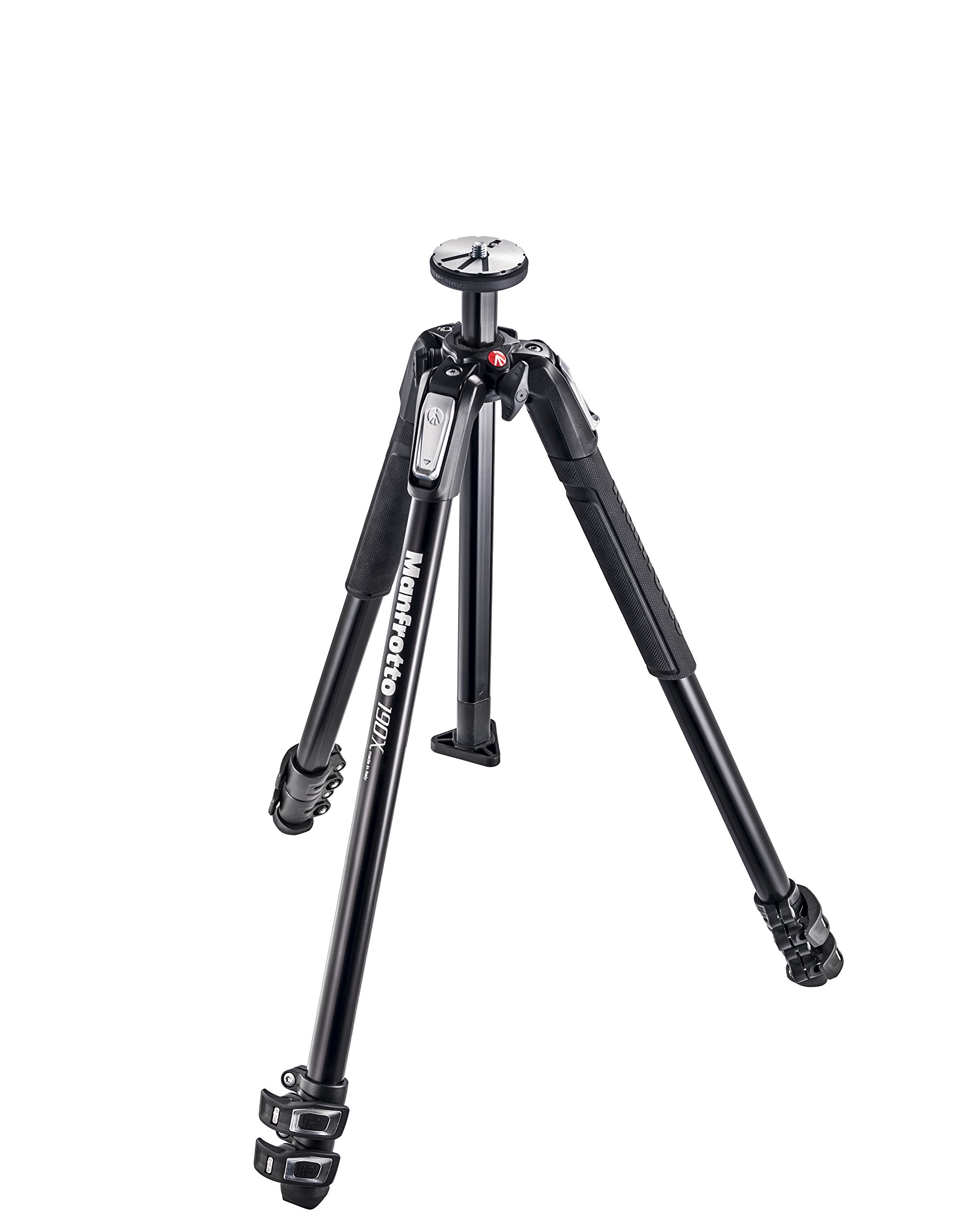 Manfrotto 190X Photo Tripod, 3-Section Aluminium, for Mirrorless and DSLR Cameras