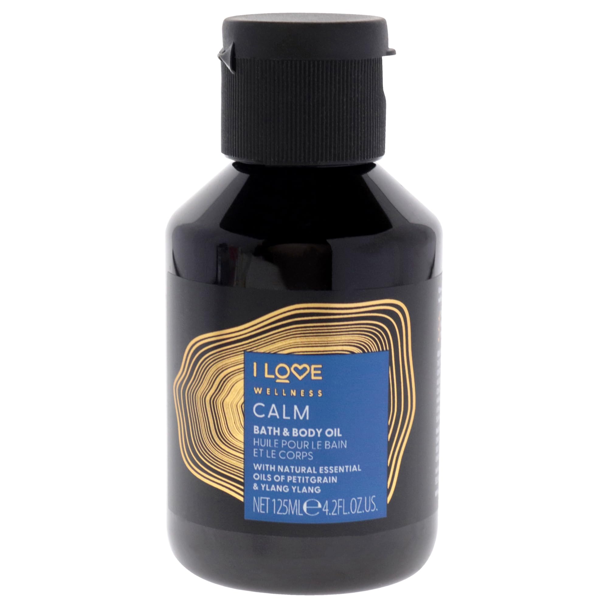 I Love Wellness Calm Bath & Body Oil Relaxing Aromatherapy Oil with Lavender & Essential Oils Soothing Moisturising & Nourishing Vegan & Cruelty-Free Skincare for Stress Relief 125ml