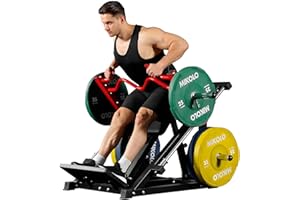 Mikolo Linear Row Machine, Back Workout Machine for Home Gym, Plate-Loaded Back Machine with Linear Bearing, Back Row Machine LAT Training Equipment SR06 Ultra