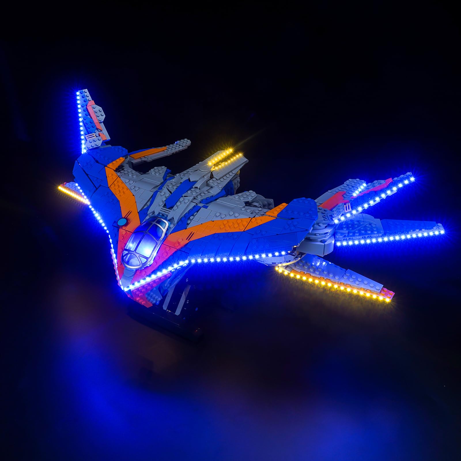 Led Light Set Compatible with Lego 76286 Guardians of the Galaxy: The Milano (No Model), Decoration Lighting Set for Guardians of the Galaxy: The Milano Creative Toys - Standard Version — image 1