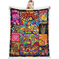 Amazon.com: Juirnost Gift For Hippie Style Peace Love Flower ...