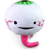 I Heart Guts Green Eyeball Plush - 10" Cute Educational Organ Toy for LASIK, Cataracts &amp; Vision Loss - Funny Get Well Recovery Gift for Optometry Nurse Patients &amp; Medical Student STEM Anatomy Plushie