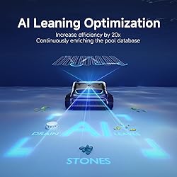 (2025 New) WYBOT S2 Vision AI Camera Cordless Pool