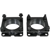 RockTrix Front Leveling Kit - 1.5 inch Lift, Black Steel Spacer | Compatible with 2001-2012 Ford Escape, 2000-2012 Mazda Tribute, 2004-2012 Mercury Mariner