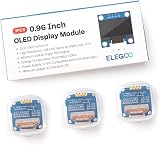 ELEGOO 0.96In OLED Display 128x64 I2C 3Pcs Blue Yellow Driver for Arduino view 7
