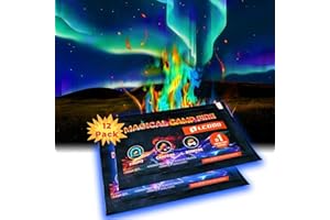LCGOD Fire Color Changing Packets Fire Pit - Last Longer Magical Color Flames for Campfires, Bonfire, Fire Pit & Outdoor Fireplaces - Camping Essentials Accessories Christmas Decorations Gift for Kids