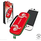 Hyperkin Edition Limited Sriracha EVA Hard Shell Console, Travel Carrying Case &ndash; Officially Licensed - For Nintendo Switch&reg; OLED Model/Nintendo Switch Lite&reg;/Nintendo Switch&reg; (Twin Roosters)