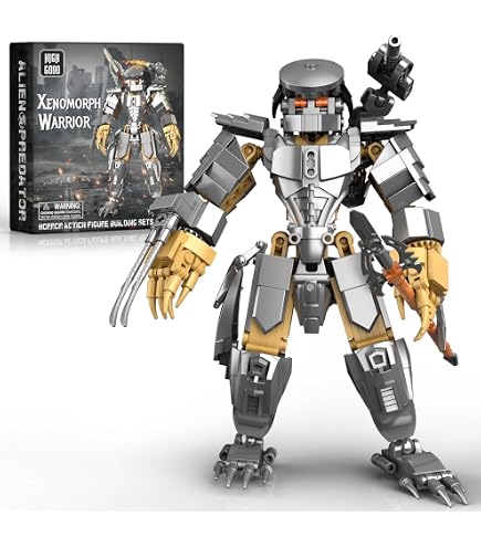 Set Da Costruzione Figura Predator - 978 Pezzi Blocchi Mattoncini