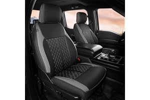 FEINEPRO Custom Seat Cover for Ford F150 SuperCrew XL XLT 2021-2026, F250 F350 F450 Super Duty Crew Cab 2023-2026, Wear Truck Seat Cover Full Set, Pickup Accessories