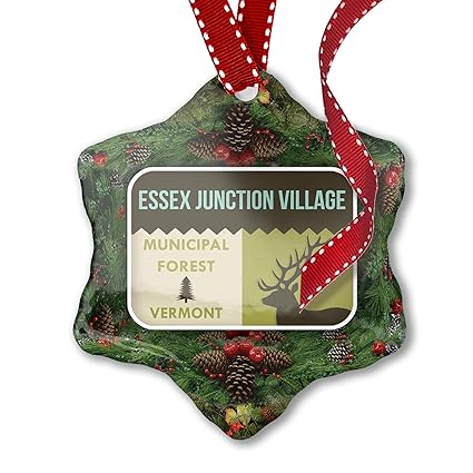 Amazon Com Neonblond Christmas Ornament National Us Forest Essex