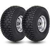 15x6.00-6 Lawn Mower Tire for Craftsman Husqvarna Riding Mowers Lawn | 15x6.00-6 Lawn Mower Tire and Wheel Front Tire Compatible with John Deere Craftsman Husqvarna Riding Mowers Lawn Tractors