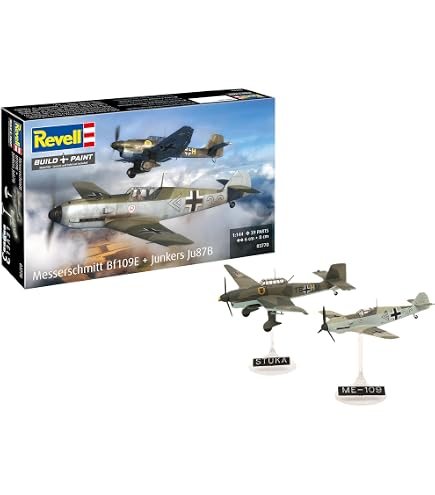 Revell 1/144スケール軍用機プラモデルキット6個セット Amazon.com: ドイツレベル(Revell) German Level 1/144 Messerschmitt
