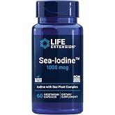 Life Extension Sea-Iodine&trade;, kelp and bladderwrack-derived Iodine, Supports Healthy Levels of This Essential Nutrient for Thyroid Health and Beyond, Non-GMO, Gluten-Free, Vegetarian, 60 Capsules