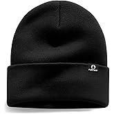 FURTALK 100% Merino Wool Beanie Hat for Men Women Warm Winter Hat Double Layer Knitted Beanies