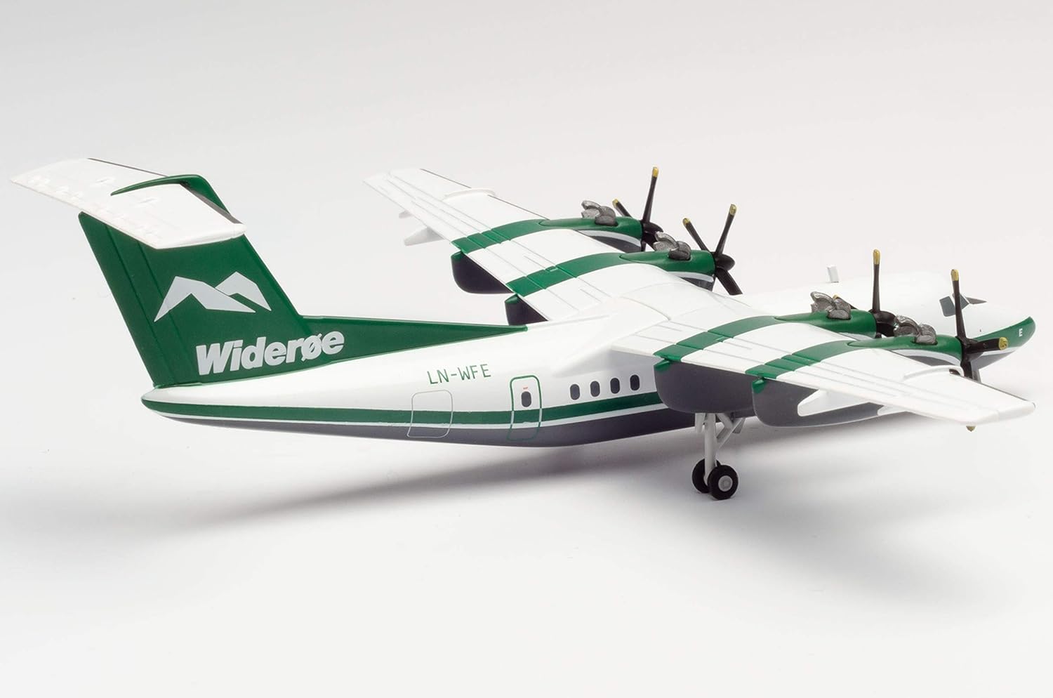 herpa Wideroe De Havilland Canada DHC-7 Miniature Craft Collection and Gift - Image 4