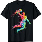 Basketball Player Men Kids Boys T-Shirt