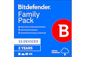 Bitdefender Family Pack - 15 Devices | 2 year Subscription | PC/Mac | Activation Code by email