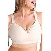 SHAPERMINT Sweetheart Bras for Women – Wireless Push Up Bra with Support, Full Coverage Seamless Bralette