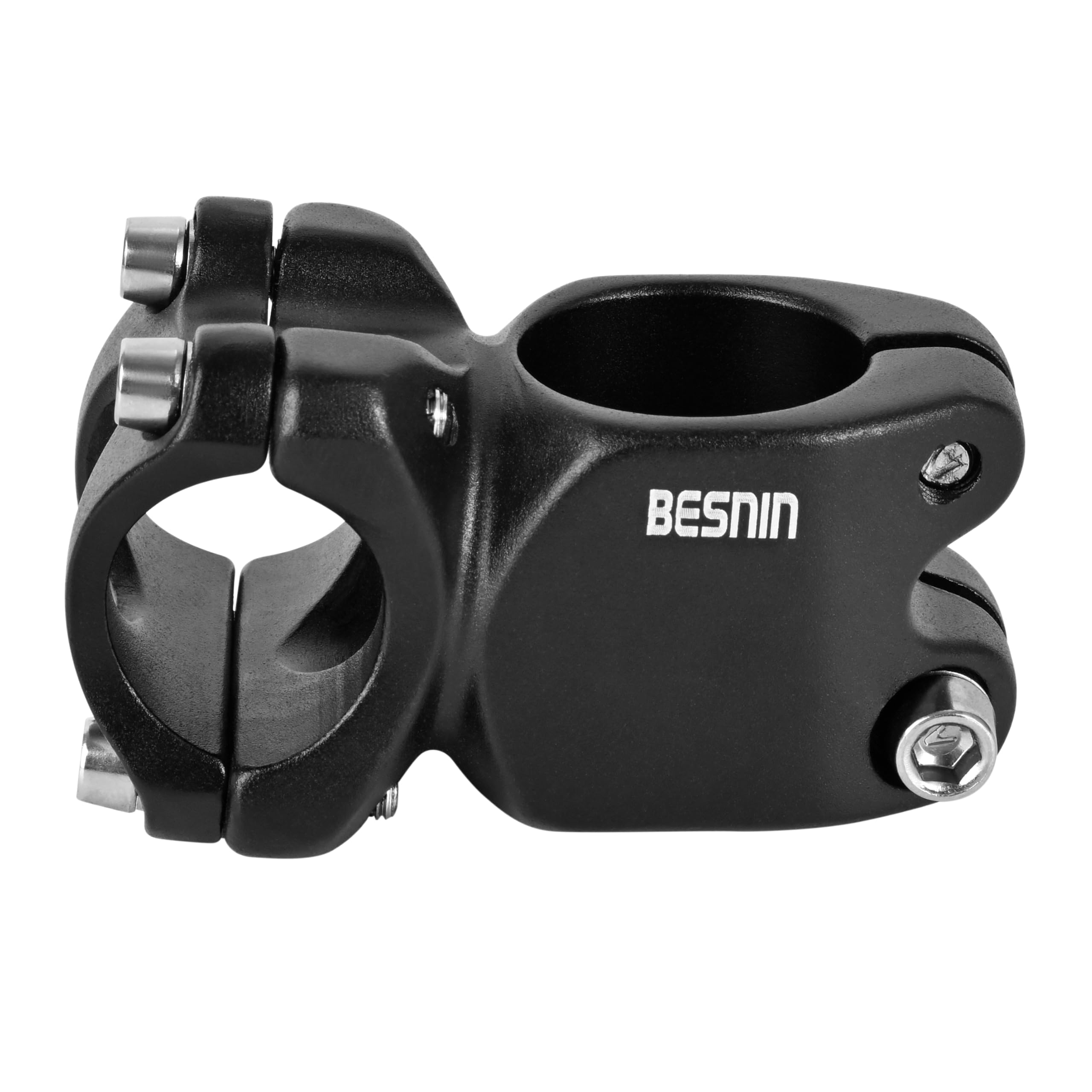 BESNIN Bike Stem 25.4mm MTB Stem 7 Degree Handlebar Stem 32mm Short Bicycle Handlebar Stem Aluminium Alloy for Mountain Bike, Road Bike, BMX, Cycling