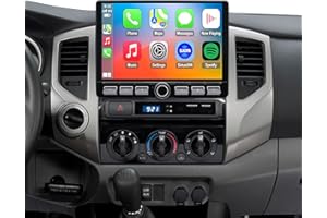 FUOSUC 4G LTE QLED Radio for Toyota Tacoma 2005-2015 Upgrade,8-Core CPU Touch Screen Stereo,Wireless CarPlay & Android Auto,Support OEM Camera & Steering Wheel Control,Free Camera