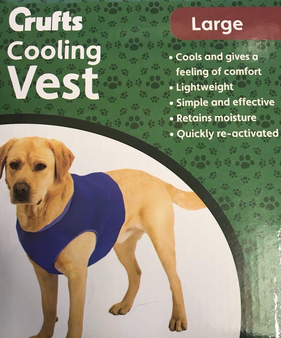 Crufts Pet Cooling Vest in Colour Box, Large BigaMart