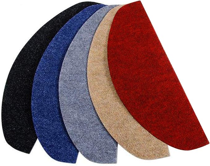 Coprigradini Per Scale Antiscivolo - Set 15 Pezzi, Grigio, 21x65cm, Adesivo, Melange - Foto 10