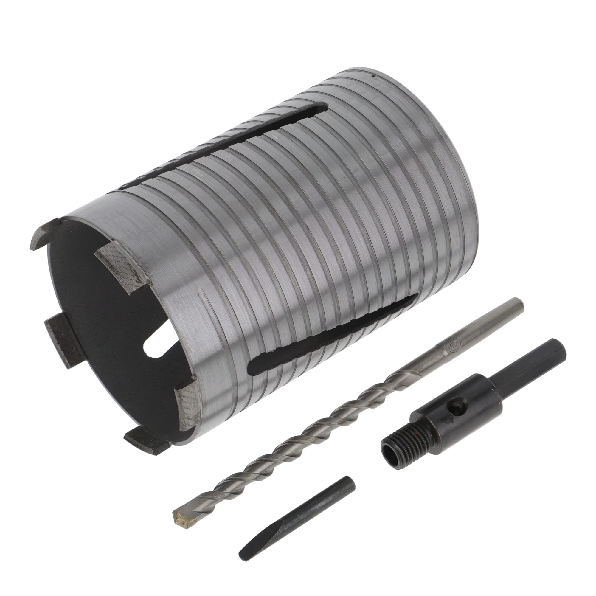 PRODIAMANT diamond core bit ø 112mm effective length 150mm with hexagon adapter laser welded for dry drilling in concrete