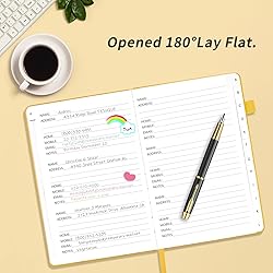 Address Book with Alphabetical Tabs, Hardcover
