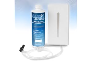 Blue Streak Chemical Dispenser Kit, White Cover