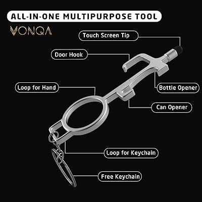 No Touch Door Opener Tool 2pack Edc Door Opener Tool With Stylus Keychain Touchscreen Button Non Contact Anti Touch Door Opener Tool Touchless Button Keep Hands Clean In Public Multitools Sports Outdoors