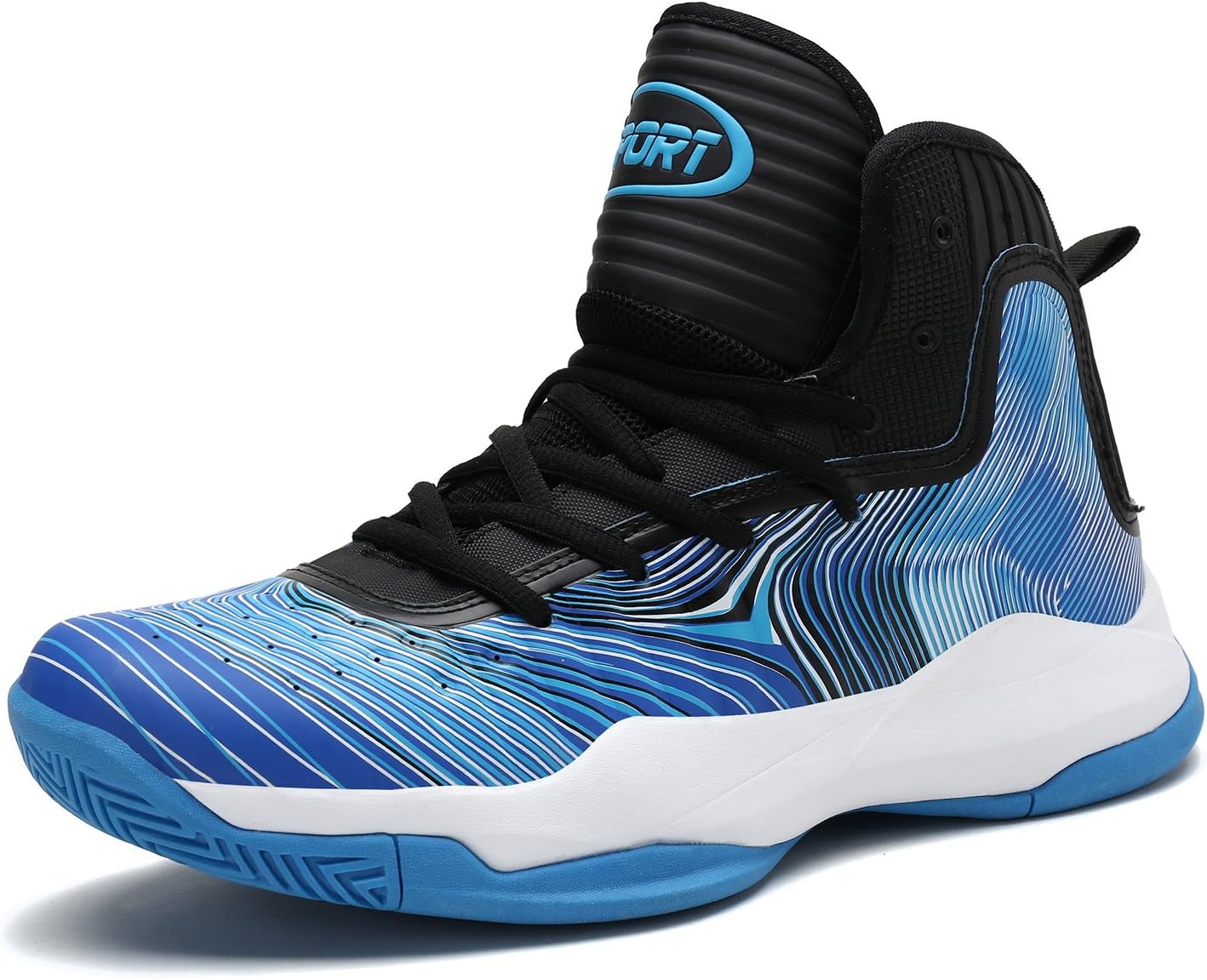 Men's Basketball Shoes Performance Shock Absorption Basketball Boots Trainer Sneakers
