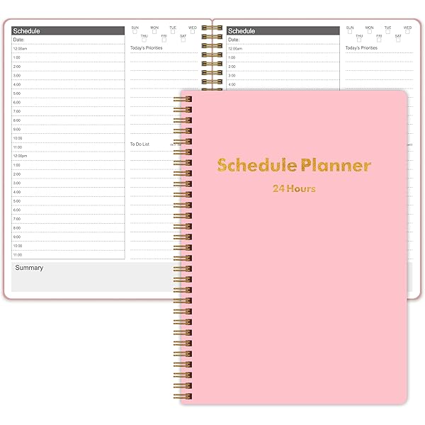 A4 Undated Daily Planner - With Hourly Schedules, Action Items And Follow-up, A4 Organizer Notebook To Increase Productivity, Appointment Book For Time Management, PU Leather, 8.5 × 11 Inch - View #2